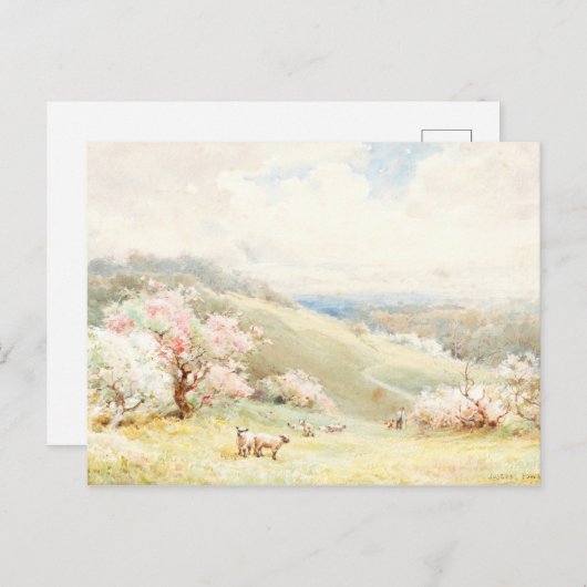 Spring, Joseph Rubens Powell Postkarte (Vorne/Hinten)