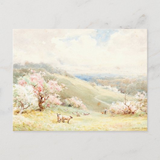 Spring, Joseph Rubens Powell Postkarte (Vorderseite)