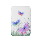 Spring Joy Bath Mat Butterflies Fliegen in der Nat Badematte (Vorderseite Vertikal)