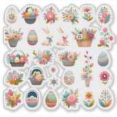 "Spring Joy - Easter Sticker Set" (Vorderseite)