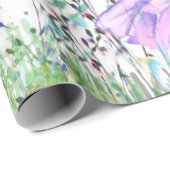 Spring Joy - farbenfrohe Schmetterlinge fliegen in Geschenkpapier (Rolleneckpunkt)