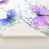 Spring Joy - farbenfrohe Schmetterlinge fliegen in Sherpadecke (3/4)