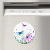 Spring Joy Magnet farbenfrohe Schmetterlinge flieg (In Situ (Geschirrspüler))