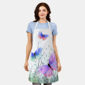 Spring Joy Schürze Schmetterlinge fliegen in der N (Getragen)