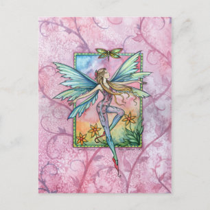 Spring Jubilation Fairy Fantasy Art Postkarte