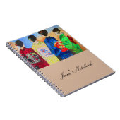 Spring Kimono Japanisch Geisha Art Notizblock (Rechte Seite)