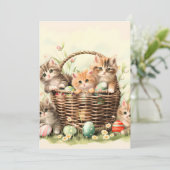 Spring Kitten Oaster Basket Ankündigung (Stehend Vorderseite)
