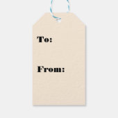 Spring Kitten Oaster Basket Geschenkanhänger (Rückseite)