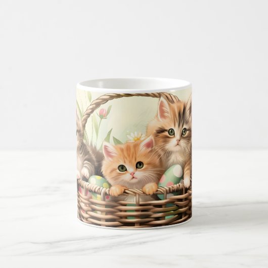 Spring Kitten Oaster Basket Kaffeetasse (Mittel)