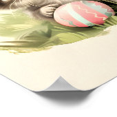 Spring Kitten Oaster Basket Poster (Ecke)