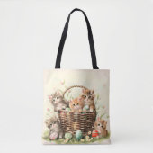 Spring Kitten Oaster Basket Tasche (Vorderseite)