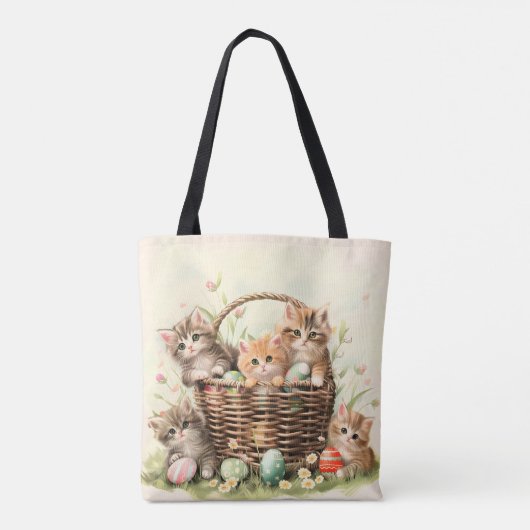 Spring Kitten Oaster Basket Tasche (Rückseite)