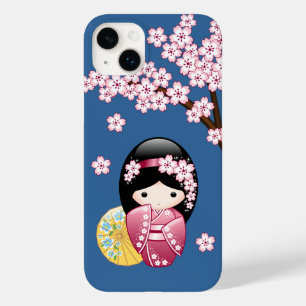 Spring Kokeshi Doll - Niedliches japanisches Geish Case-Mate iPhone 14 Plus Hülle
