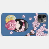 Spring Kokeshi Doll - Niedliches japanisches Geish Case-Mate iPhone Hülle (Rückseite (Horizontal))