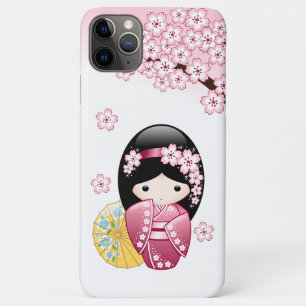 Spring Kokeshi Doll - Niedliches japanisches Geish Case-Mate iPhone Hülle