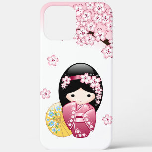 Spring Kokeshi Doll - Niedliches japanisches Geish Case-Mate iPhone Hülle