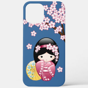Spring Kokeshi Doll - Niedliches japanisches Geish Case-Mate iPhone Hülle