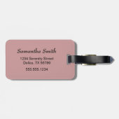 Spring Kokeshi Doll - Niedliches japanisches Geish Gepäckanhänger (Rückseite horizontal)