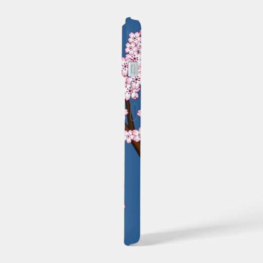 Spring Kokeshi Doll - Niedliches japanisches Geish iPhone 15 Hülle (Linke Seite)