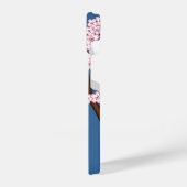 Spring Kokeshi Doll - Niedliches japanisches Geish iPhone Hülle (Linke Seite)