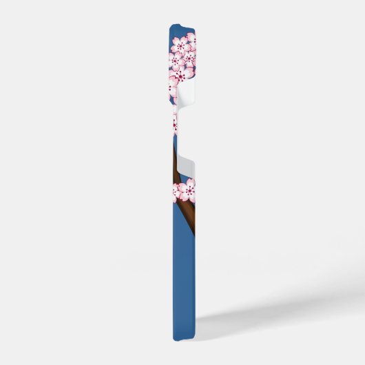 Spring Kokeshi Doll - Niedliches japanisches Geish iPhone Hülle (Linke Seite)