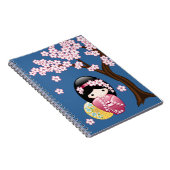 Spring Kokeshi Doll - Niedliches japanisches Geish Notizblock (Rechte Seite)