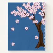 Spring Kokeshi Doll - Niedliches japanisches Geish Notizbuch (Rückseite)