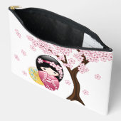 Spring Kokeshi Doll - Niedliches japanisches Geish Zubehörtasche (Offen)