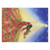 Spring Lady Tablecloth Tischdecke (Vorderseite (Horizontal))