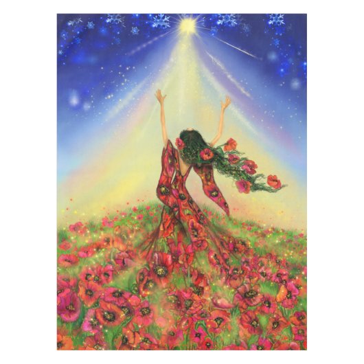 Spring Lady Tablecloth Tischdecke (Vorderseite)