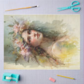 Spring Lady Tissue Paper Seidenpapier (Basteln)