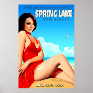 Spring Lake New Jersey Shore Amerikas beste Reise Poster