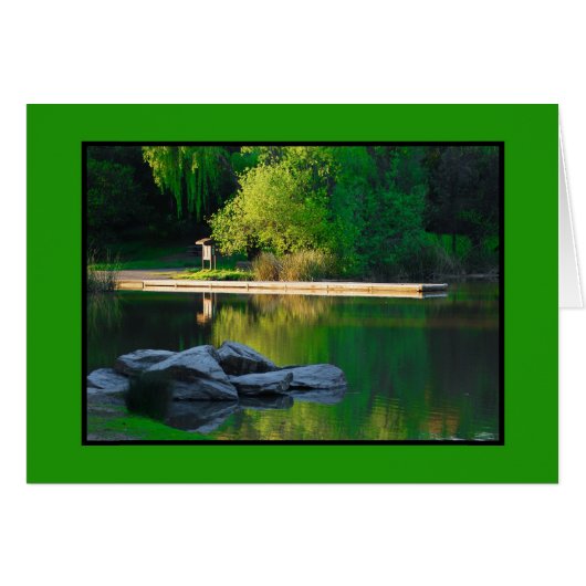 Spring Lake Reflection (Vorderseite (Horizontal))