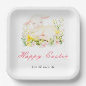 Spring Lamb Easter Brunch Pappteller (Vorderseite)
