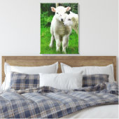SPRING LAMBS LEINWANDDRUCK (Insitu (Schlafzimmer))