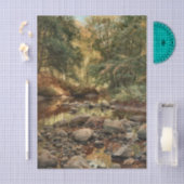 Spring Landscape by Peder Mork Monsted Seidenpapier (Handwerk)