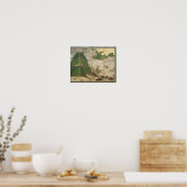 Spring Landscape with Sun Poster (Küche)