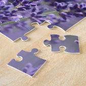 Spring Lavendel mit Lila Bienen Puzzle (Seite)