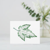 "Spring Leaf" Postkarte für die Landstrassen (Stehend Vorderseite)