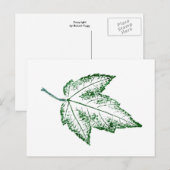 "Spring Leaf" Postkarte für die Landstrassen (Vorne/Hinten)
