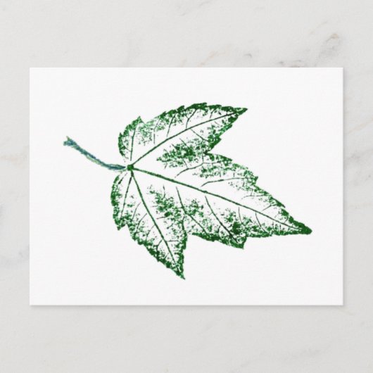 "Spring Leaf" Postkarte für die Landstrassen (Vorderseite)