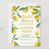 Spring Lemon Bridal Dusche Einladungen (Vorderseite)