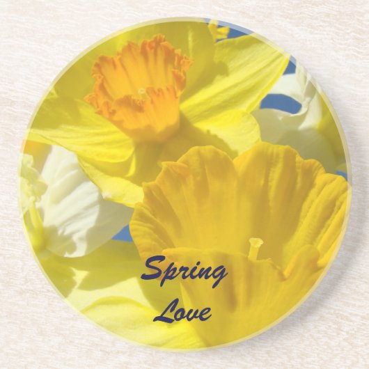 Spring Liebe Sandstone Untersetzer Geschenke Affod (Vorne)