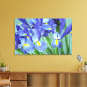 Spring Lila Irische Blume Foto Leinwand Art Print (Insitu (Wohnzimmer))