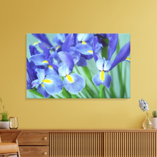 Spring Lila Irische Blume Foto Leinwand Art Print (Insitu (Wohnzimmer))