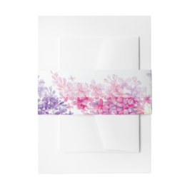 Spring Lilac Blume Blossom-Floral Wedding Einladungsbanderole