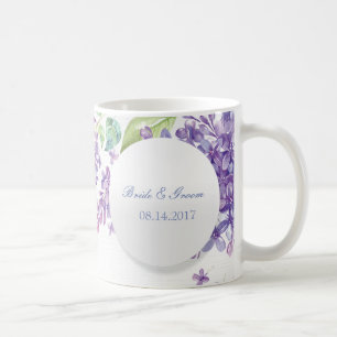 Spring Lilac Blume Blossom-Floral Wedding Kaffeetasse