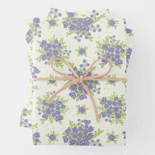 Spring Lilac Purple Flowers Geschenkpapier Set (Beispiel)