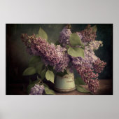 Spring Lilacs Still Life Poster - Download möglich (Vorne)