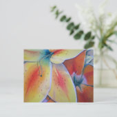 Spring Lilies Postcard Postkarte (Stehend Vorderseite)
